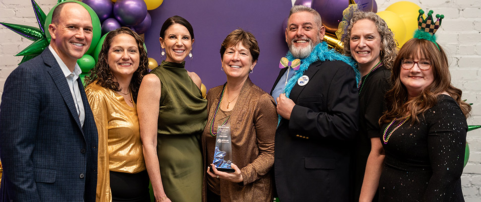 Lisa Palmer awarded the prestigious Test of Time Award by the United Way of Northeast Florida