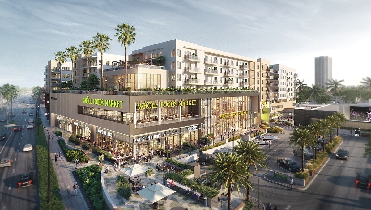Rendering of Bloom on Third, Los Angeles.