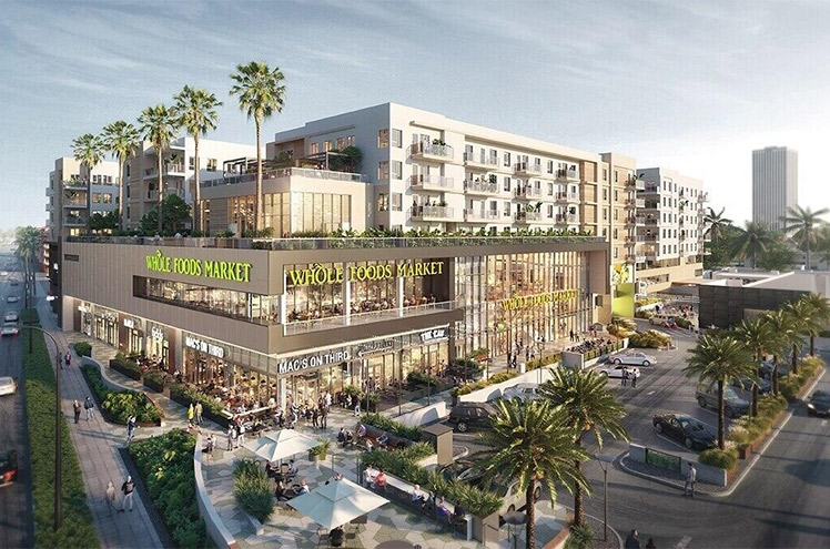Rendering of Bloom on Third, Los Angeles.