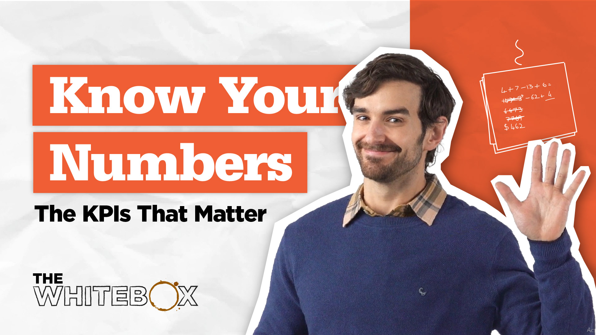 Image of The Whitebox host standing in front of a gray backgound.